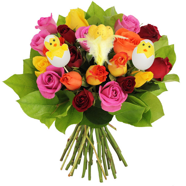 Cadeaux Insolites Roses Mix Pics Paques Livraison Express