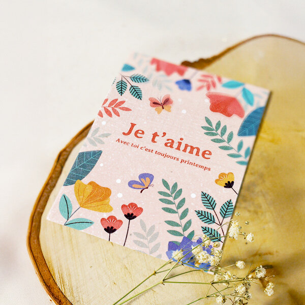 CARTE A PLANTER AMOUR