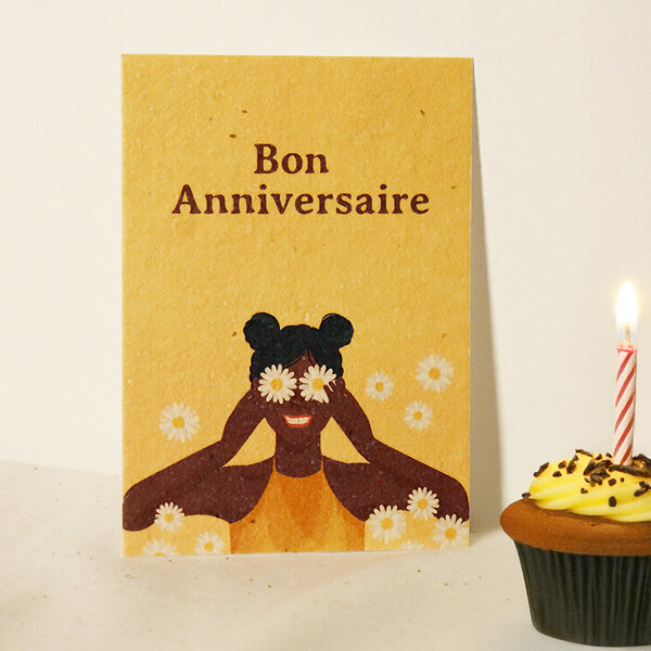 Carte à planter anniversaire