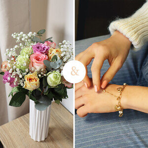 FLEUR DE ROSE + BRACELET