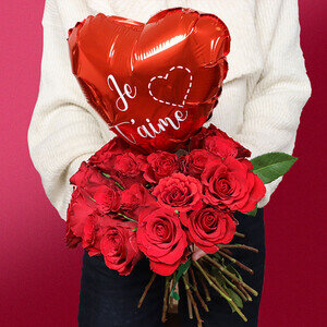 20 ROSES + BALLON