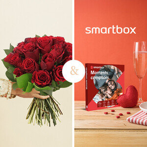 15 ROSES + SMARTBOX