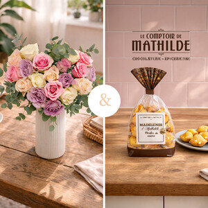 COEUR PASTEL + MADELEINES