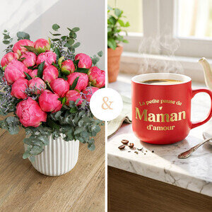 COEUR DE PIVOINES + MUG