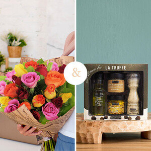 20 ROSES + COFFRET TRUFFE 20 ROSES + COFFRET TRUFFE