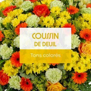 COUSSIN DE DEUIL COLORE