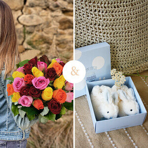 30 ROSES + CHAUSSONS 30 ROSES + CHAUSSONS