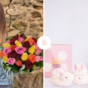 30 ROSES + CHAUSSONS 30 ROSES + CHAUSSONS