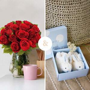 15 ROSES + CHAUSSONS 15 ROSES + CHAUSSONS