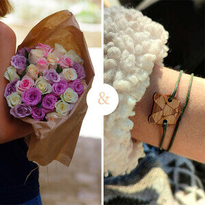 30 ROSES + BRACELET 30 ROSES + BRACELET