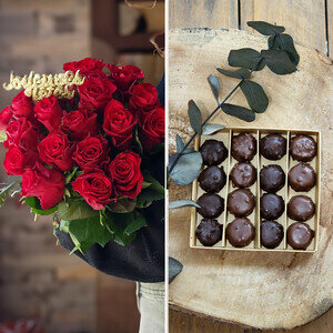 ROSES ENCHANTEES + ROCHERS