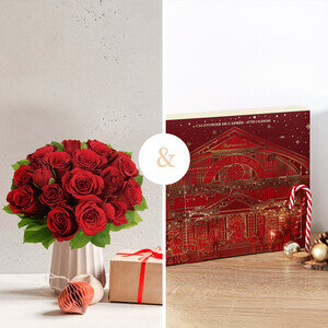 15 ROSES + CALENDRIER