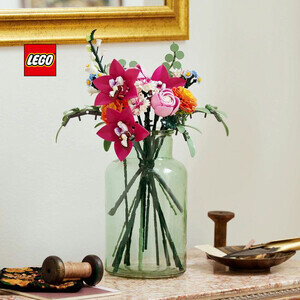 LEGO® - JOLI BOUQUET DE FLEURS ROSES LEGO® - JOLI BOUQUET DE FLEURS ROSES