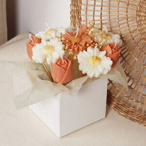 BOUQUET BOUGIES TULIPES