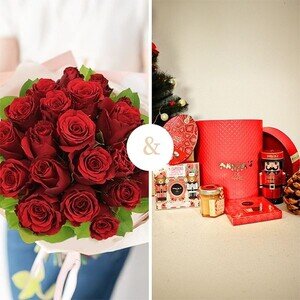 20 ROSES + COFFRET