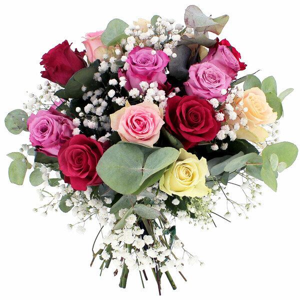 Bouquet de roses FLEUR DE ROSE - Livraison Express