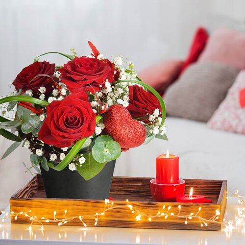 Roses St Valentin Livrées en Express : FLEURETTE